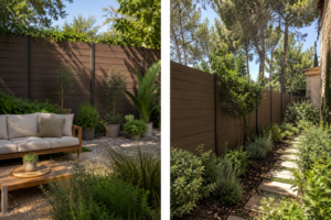 vallas de composite jardin